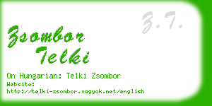 zsombor telki business card